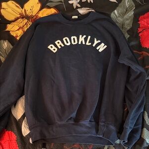 Brooklyn Men's Crewneck Sweater - Navy